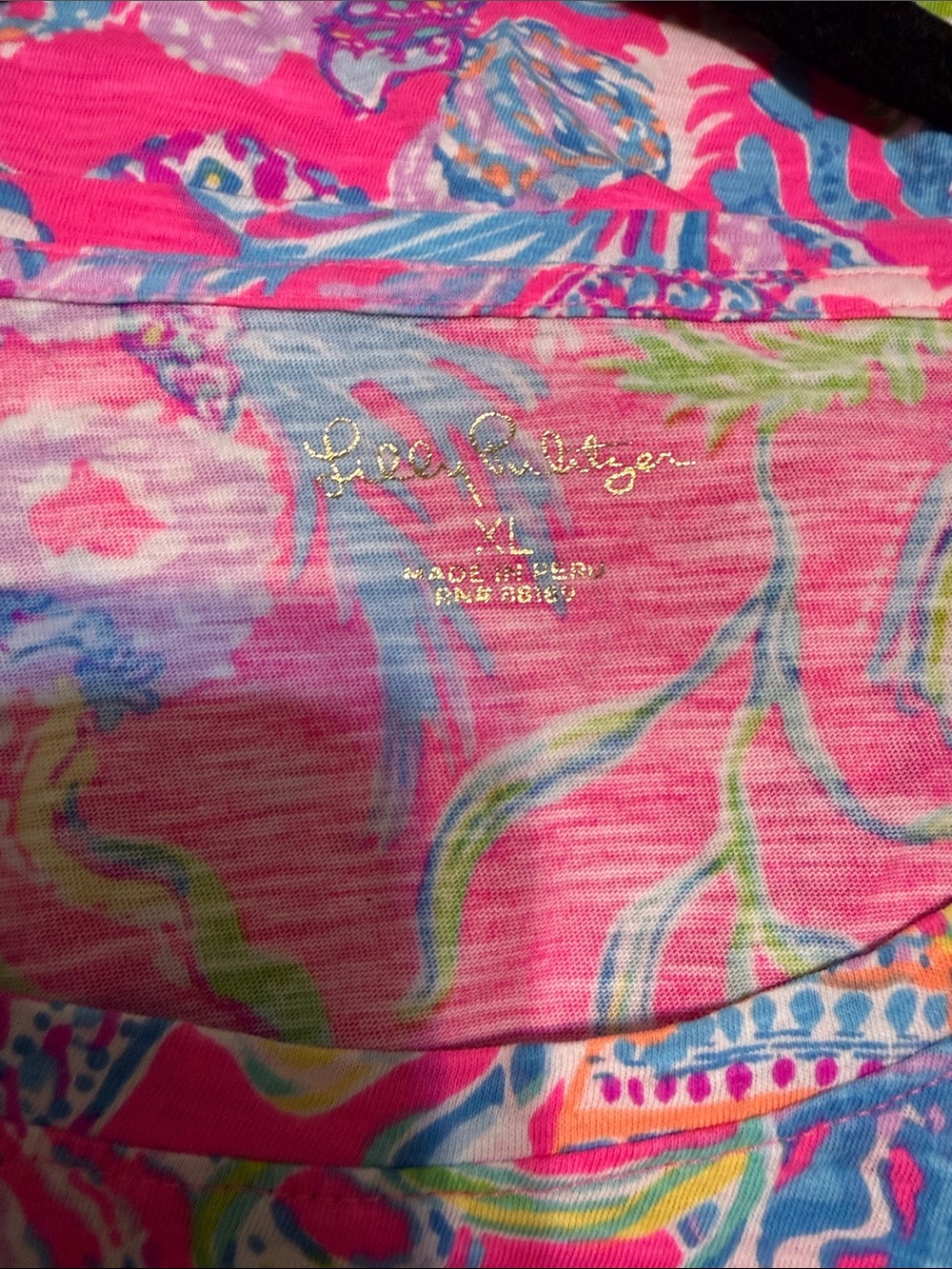 Lilly Pulitzer Etta Scoop Neck Tee - Picture 3 of 3